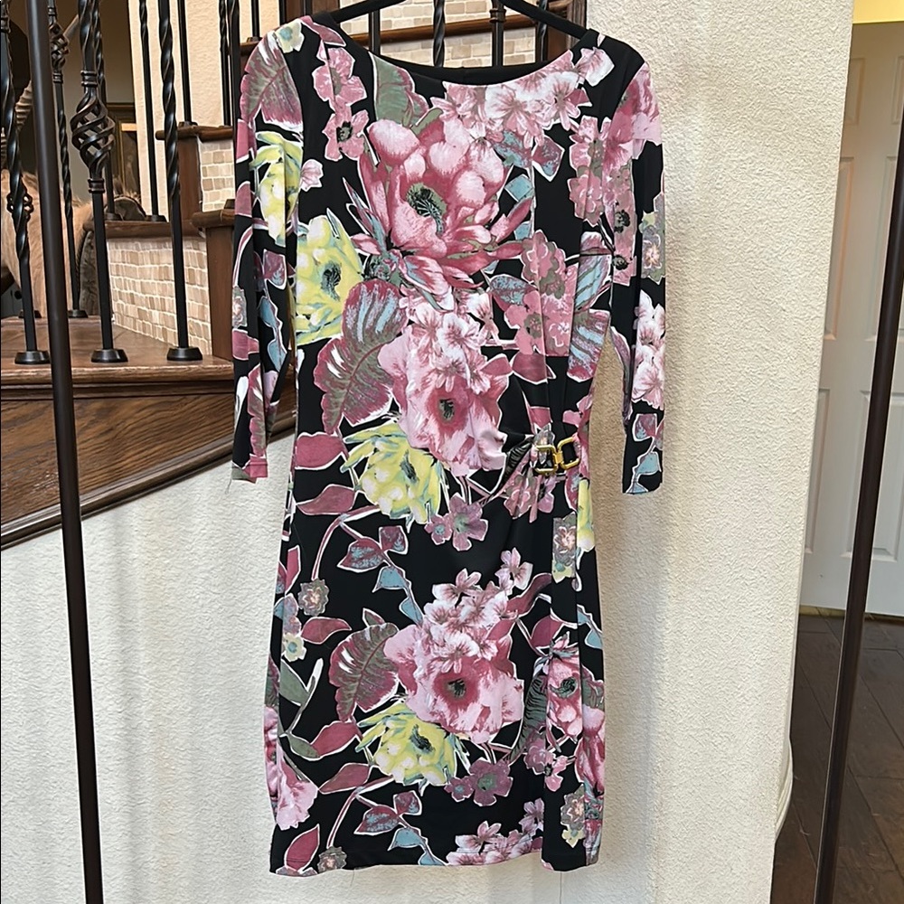 b-slim Floral Dress with Built in Body Shaper